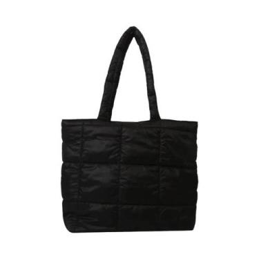Imagem de Bolsa De Ombro Acolchoada Feminina De Grande Capacidade Para Inverno, 
