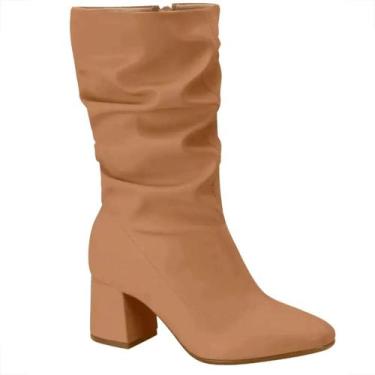 Imagem de Bota Beira Rio Salto Bloco Cano Alto Plataforma Leve 9076112 Tamanho:3