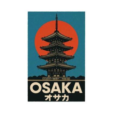 Imagem de Pôster Vintage De Arte Zen Japonesa, Pintura Em Tela De Osaka, Tóquio,