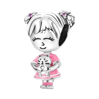 Imagem de Pingentes De Prata Para Casais, Meninos E Meninas, Com Zircônias, Para