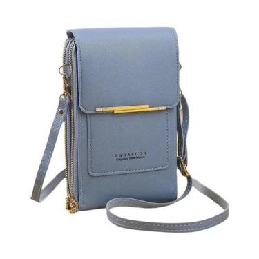 Imagem de Bolsa De Celular Com Tela Sensível Ao Toque Para Mulheres, Porta Cartõ