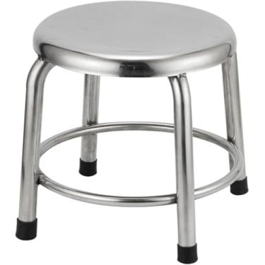 Imagem de Banqueta De Aço Inoxidável Interna Multiuso Banqueta Baixa Sem Encosto Banqueta Alta Banqueta De Bar Banqueta Redonda, 50CM