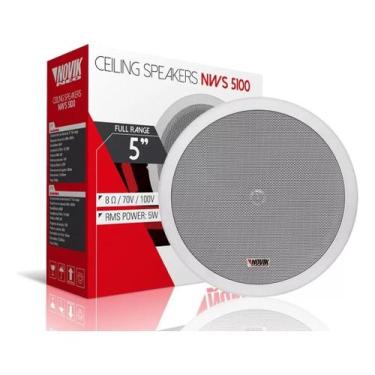 Imagem de Arandela Redonda Novik 5 Pol 20w Full Range P/ Som Ambiente