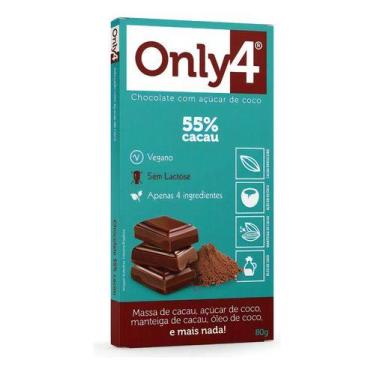 Imagem de Chocolate Puro 55% Cacau Only4 80g