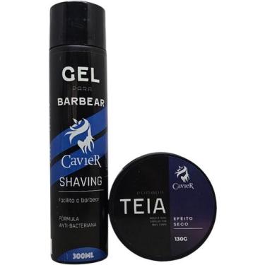 Imagem de Gel Para Barbear 300ml - Pomada Teia 130g Cavier Cosméticos