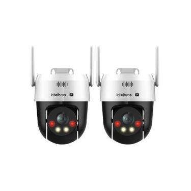 Imagem de Kit 2 Câmeras IP Wi-Fi Intelbras VIPW 1300 MINI SD Speed Dome