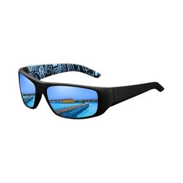 Imagem de Óculos de Sol Clássicos Vintage com Padrão Fashion para Dirigir, Pesca