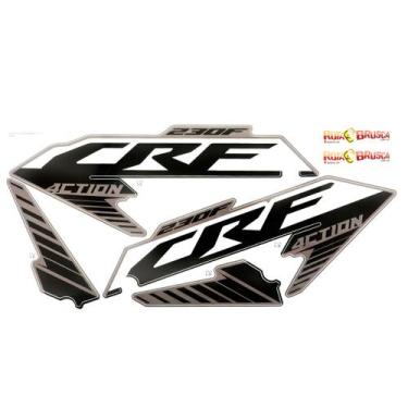 Imagem de Conjunto Adesivos Carenagem Take Plástico Biker 4ction Crf 230, Cinza