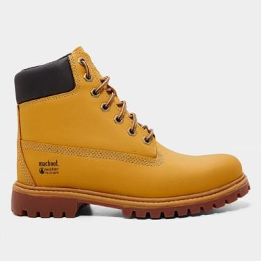 Imagem de Bota Couro Macboot Lauryn 04 Feminina, Amarelo, 36