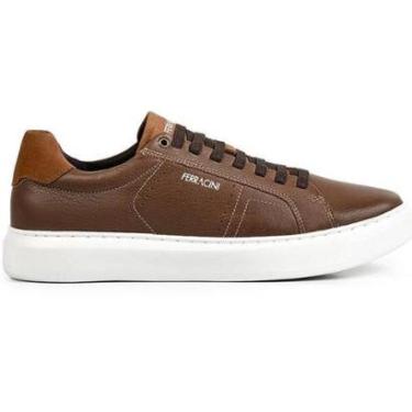 Imagem de Sapatenis Ferracini Marvin Ba Masculino Marrom-Masculino
