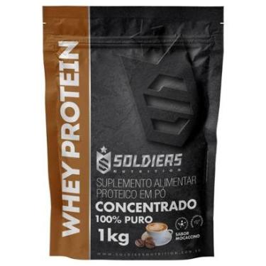 Imagem de Whey Protein Concentrado 1Kg - Moccacino - Importado - Soldiers Nutrition-Unissex