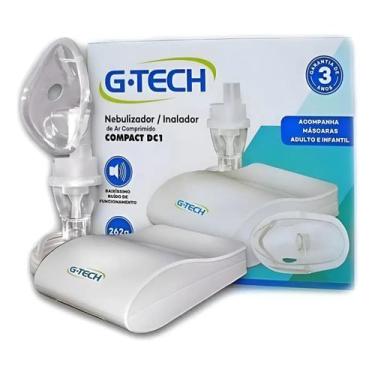 Imagem de Nebulizador Inalador G-Tech Compact DC1 Bivolt Silencioso, Bivolt