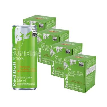 Imagem de Pack 16 Latas Energetico Red Bull Melão Edition 250ml
