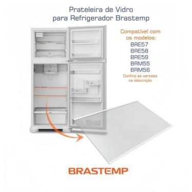 Imagem de Prateleira Vidro Refrigerador Brastemp Bre57 Brm56 Bre59 Brm55