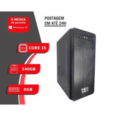 Imagem de Pc Computador Cpu Intel Core I5 + Ssd 240gb, 8gb Memória Ram - OUZZE