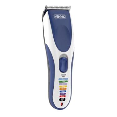 Imagem de Kit Máquina Aparador Wahl Color Pro Cordless Sem Fio Para Corte De Cabelo, Lâminas De Precisão, Bateria Recarregável E Acessórios Inclusos