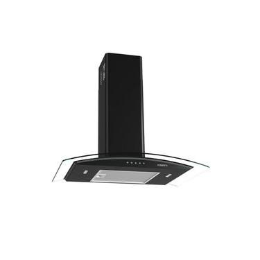 Imagem de Coifa de Parede Fogatti Clean Vidro Curvo Black 70cm Vidro Preto 3 Velocidades 220V
