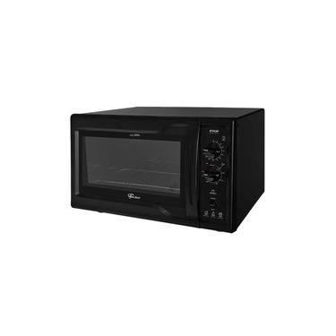Imagem de Forno Elétrico de Bancada Fischer Pop Grill 44L 1750W com Timer e Dourador Preto 110V