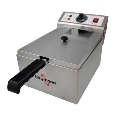 Imagem de Fritador Elétrico 5Litros 1Cuba Inox Fe-10-n 220v - Skymsen, 220V