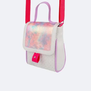 Imagem de Bolsa Infantil Pampili Estampa Holográfica Branca 600.1084, Branco
