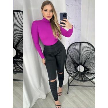 Imagem de Calça legging cirrê com zíper no joelho - Atenaa_Store 