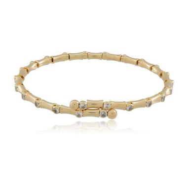 Imagem de Bracelete banhado semi joias com zirconias - Beatriz pratas e semi joi