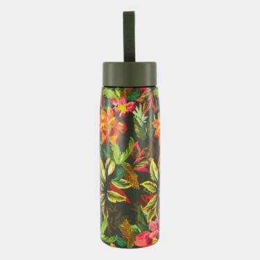 Imagem de Garrafa Farm Que Sede Painted Flowers 750ML, Verde, Único