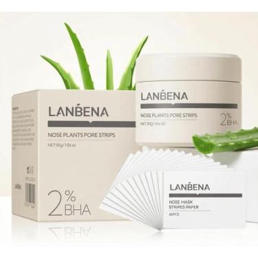Imagem de Máscara Creme Removedor Cravos Lanbena 30g + 60 Fitas