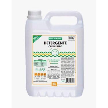 Imagem de Detergente De Capim Limão Biodegradável Bioz Green 5l