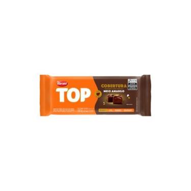 Imagem de Cobertura Chocolate Top Meio Amargo em Barra 1,01kg - Harald