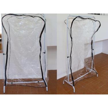 Imagem de 2 Capa Protetora Para Arara De Roupas 1,00x1,40x0,45 - Luci Comércio