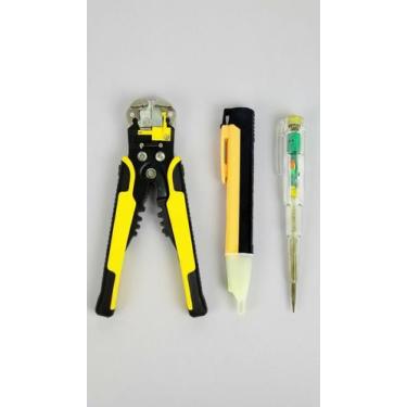 Imagem de Kit 3 Ferramentas Elétricas: Alicate, Detector Tensão - Congratulation