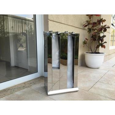 Imagem de Embalador De Guardachuvas Molhados Unipack Duplo Aço Inox, Polido