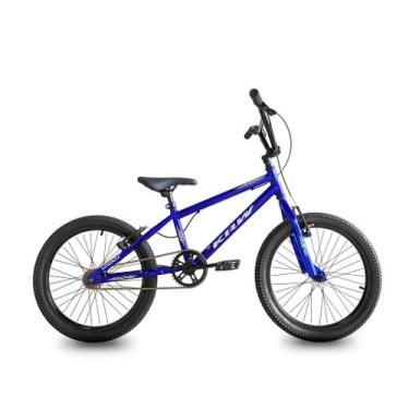 Imagem de Bicicleta Infantil Aro 20 Aero KRW BMX Cross V-Brake Sem Marchas, Azul