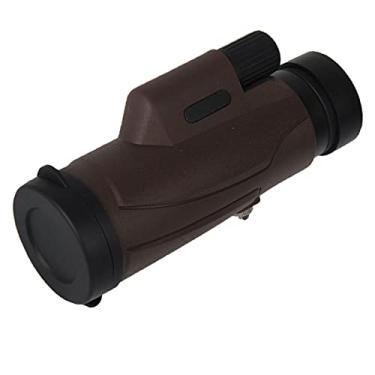 Imagem de Telescópio Monocular 10x42 de alta ampliação de alta definição para exteriores portáteis para pouca luz, cheios de nitrogênio e à prova d'água, adequados para viagens e shows