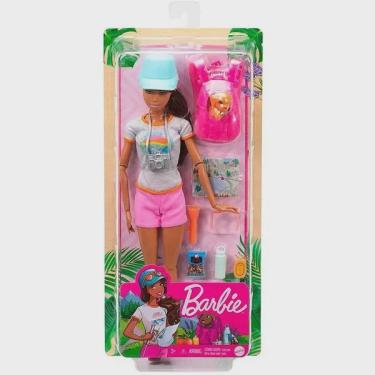 Imagem de Barbie Fashionista Caminhada com Cachorrinho Mattel GKH73/GRN66