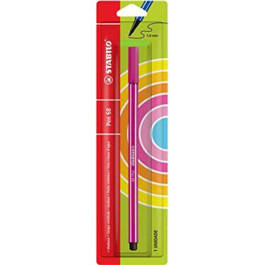 Imagem de Caneta Hidrográfica Premium – STABILO Pen 68 – Pacote com 1 unidades – Rosa