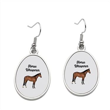 Imagem de Brinco de cavalo Whisperer – Brincos com pingente de cavalo para meninas – Presente de festa de aniversário dos namorados, Metal, Sem pedras preciosas