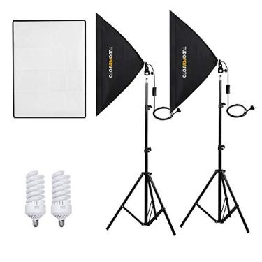 Imagem de Estúdio Iluminação TUDOPRAFOTO 50x70 kit c/ 7pçs 110V - FEBK5070-1