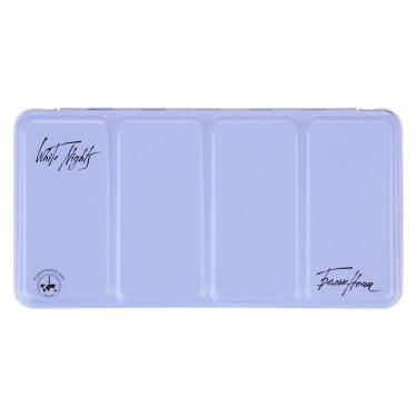 Imagem de Estojo Metal Para Aquarela Pastilha White Nights 35 Pans