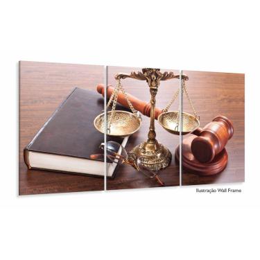 Imagem de Quadro Decorativo Direito Advocacia 120x60 Sala Quarto