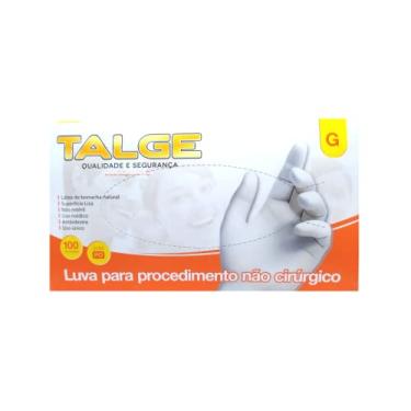 Imagem de Luva Para Procedimento Não Cirurgico de Latex Não Esteril Com Pó G Talge - 100 Unidades
