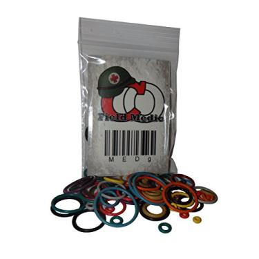 Imagem de Kit de Peças de Paintball Master com Codificação de Cor Médica Captain O-Ring Field - 21 Tamanhos 63 Orings