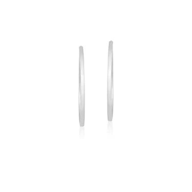 Imagem de Argola em Ouro Branco 25 mm Monte Carlo