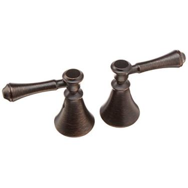 Imagem de Delta Faucet H297RB Cassidy Kit de torneira de banheira/alça de bidê com duas alavancas, bronze veneziano, 9,9 x 9,9 x 9,9 cm