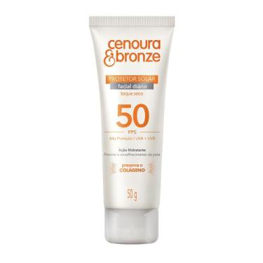 Imagem de Protetor Solar Facial Cenoura & Bronze Fps 50 Bisnaga 50G - Cenoura E