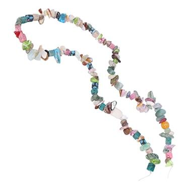 Imagem de Miçangas De Pedra Miçangas Irregulares De Pedra Para Fabricação De Kit De Suprimentos Para Disjuntor De Talão De Pneu [Pedra De Praia]