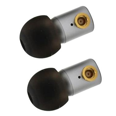 Imagem de 2 peças de fones de ouvido intra-auriculares MMCX Plug Pluggable Vocal Fones de ouvido Metal Shell