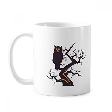 Imagem de Caneca de cerâmica de cerâmica para café de porcelana de café com olhos de árvore