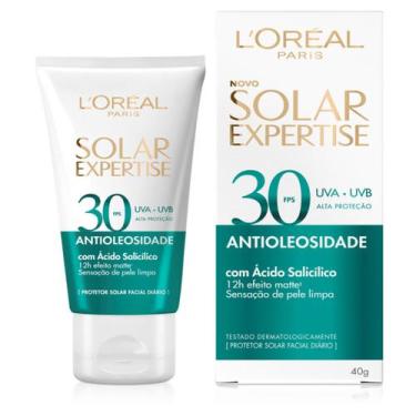 Imagem de Protetor Solar Facial L'oréal Solar Expertise Fps 30 Antioleosidade 40